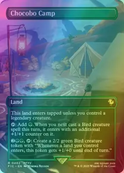 Chocobo Camp (Borderless) Commander: Final Fantasy Foil - Image 1