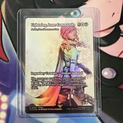Lightning, Lone Commando - Isshin, Two Heavens as One (Showcase) - Foil NM - Image 1