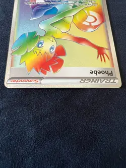 Phoebe 175/163 Pokemon TCG Sword & Shield - Battle Styles Foil Secret Rare NM - Image 4