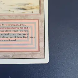 1994 Magic MTG Badlands Revised Edition Rare Dual Land Reserved List - Image 4