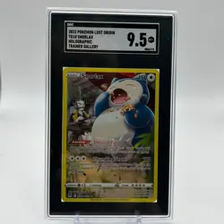 Pokemon Snorlax TG10 Holographic Trainer Gallery Lost Origin SGC 9.5 - Image 1