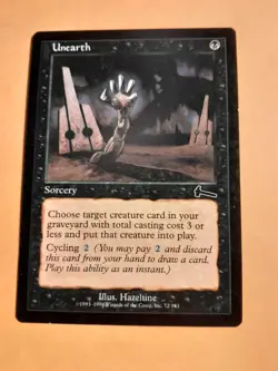 Unearth -urza's legacy- mtg - Image 1