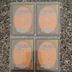 Magic The Gathering Harbinger of Night x4 Creature Black 1996 Tom Kyffin - Image 2
