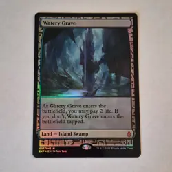 Watery Grave Zendikar Expeditions Mythic Foil Land English Magic: The Gathering - Image 1