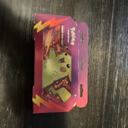 Pokemon TCG: 2022 Back to School Pikachu Pencil Case Set [2 Booster Packs & Tin] - Image 2