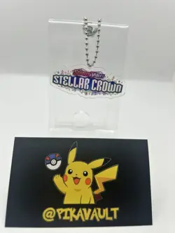 Pokemon Stellar Crown Acrylic Binder Tag/keychain - Image 1