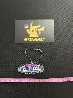 Pokemon Stellar Crown Acrylic Binder Tag/keychain - Image 2
