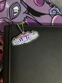 Pokemon Stellar Crown Acrylic Binder Tag/keychain - Image 3