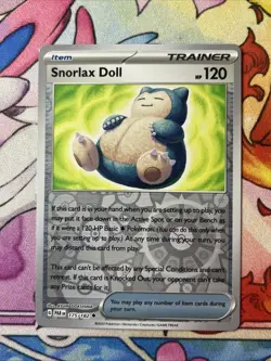 💥Pokemon - Snorlax Doll - Reverse Holo - 175/182 - Paradox Rift - (NM)💥 - Image 1