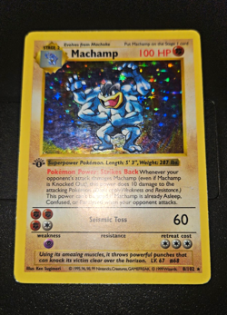 Wizards of the Coast Machamp 8/102 Deck Exclusives 1st Ed Shadowless Holo - Image 1