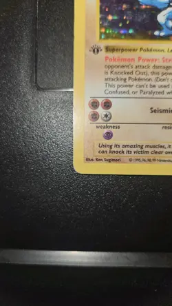 Wizards of the Coast Machamp 8/102 Deck Exclusives 1st Ed Shadowless Holo - Image 2