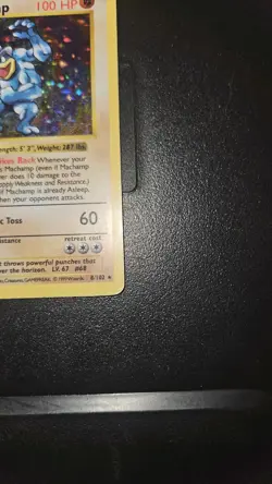 Wizards of the Coast Machamp 8/102 Deck Exclusives 1st Ed Shadowless Holo - Image 5