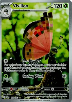 Vivillon SSP Holofoil 193/191 NM Illustration Rare - Image 1