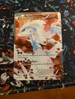 Pokemon TCG Reshiram Full Art RC22/RC25 Legendary Treasures Radiant Collection - Image 1