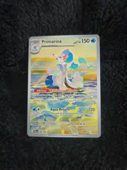 Pokemon TCG Primarina 088/084 IR Pitch Black NM English. - Image 1