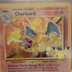 Pokemon Charizard Celebrations Classic Collection Holo 25th BGS 9 #4 2021 - Image 4