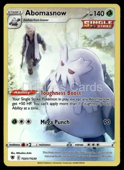 Abomasnow TG01/TG30 Holo Astral Radiance Trainer Gallery Pokemon NM/M - Image 1