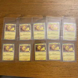Pikachu Pokemon Day 2026 051/162 LOT OF 10! 3 with SWIRLS Clean fast shipping - Image 1