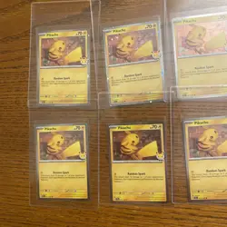 Pikachu Pokemon Day 2026 051/162 LOT OF 10! 3 with SWIRLS Clean fast shipping - Image 2