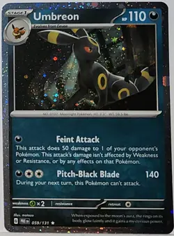 Umbreon 059/131 Cosmos Holo Rare Pokemon TCG ✨ Promo - Image 2