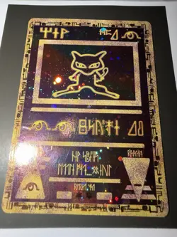 🔥 Pokemon TCG Ancient Mew Holo Rare Promo Movie Pokemon Creased - Image 4