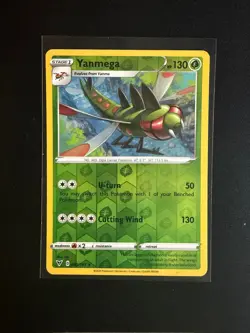 Yanmega 007/185 Reverse Holo Vivid Voltage Pokemon Reverse Holo Near Mint - Image 1