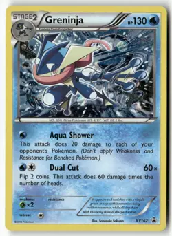 Greninja XY162 Holo Promo XY Promo Pokemon Moderately Played - Image 1
