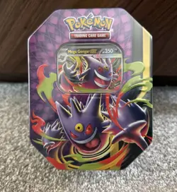 Pokemon TCG Mega Evolution Mega Gengar ex moonlit tin - sealed - Image 1