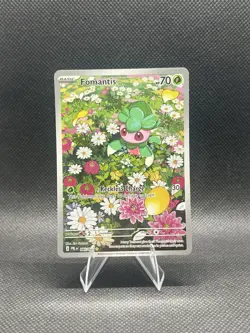 Pokemon TCG Fomantis 085/084 Illustration Rare Holo - PBL Pitch Black, English - Image 1