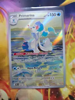 PRIMARINA 088/084 Illustration Rare Pitch Black Pokemon Holo Near Mint - Image 1