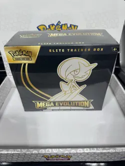 Pokemon TCG Mega Evolution Gardevoir Elite Trainer Box Factory Sealed Small Tear - Image 1