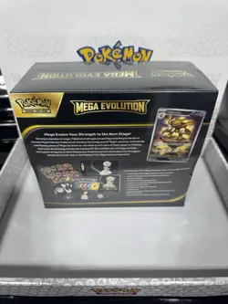 Pokemon TCG Mega Evolution Gardevoir Elite Trainer Box Factory Sealed Small Tear - Image 2