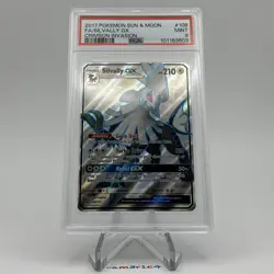 PSA 9 MINT Pokemon Silvally GX Hidden Fates Full Art #SV79 2017 - Image 1