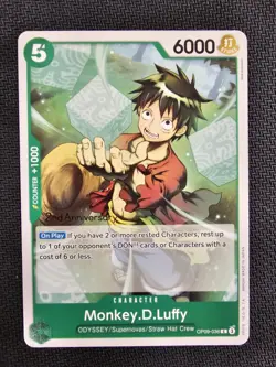 One Piece TCG - OP09-036 - Monkey.D.Luffy - 2nd Anniversary - ENG - Image 1