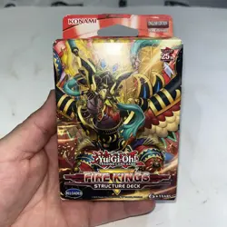 Yu-Gi-Oh! TCG Fire Kings Structure Deck (SR14) 1st Edition New Sealed - Image 1