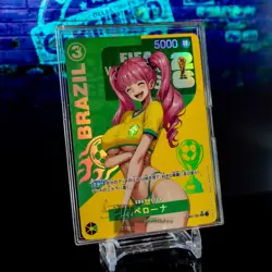 Perona Brazil Waifu Trading Card One Piece Custom Holo Foil 2026 FIFA WC - Image 1