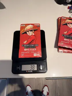 One Piece OP-13 Carrying On His Will Sleeved Booster Pack Heavy 38 Grams - Image 1