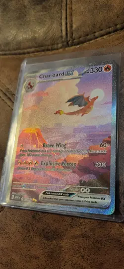 Pokemon TCG Charizard ex 199/165 SV Scarlet & Violet 151 SIR English 2023 NM - Image 3
