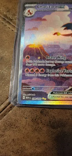 Pokemon TCG Charizard ex 199/165 SV Scarlet & Violet 151 SIR English 2023 NM - Image 4