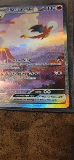 Pokemon TCG Charizard ex 199/165 SV Scarlet & Violet 151 SIR English 2023 NM - Image 5