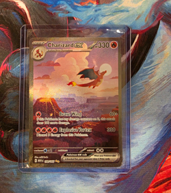 Pokemon TCG Charizard ex 199/165 Sv Scarlet & Violet 151 SIR Holo Eng 2023 - Image 1