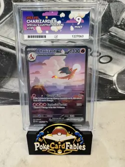 Charizard EX Card 199/165 Sir Scarlet & Violet 151 Series ACE 9 MINT Pokemon TCG - Image 1
