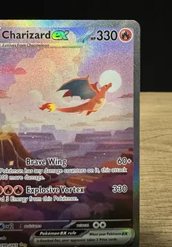 Pokemon TCG Charizard ex 199/165 Scarlet & Violet 151 SIR Full Art - Image 4