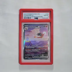 🔥 Pokemon TCG 🔥 Charizard ex #199 Scarlet & Violet 151 MEW EN SIR 🔥 PSA 8 🔥 - Image 1