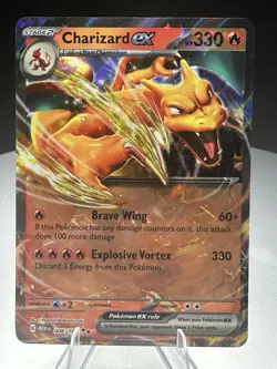 Charizard ex 006/165 SV: Scarlet & Violet 151 Double Rare Pokemon TCG - LP - Image 3