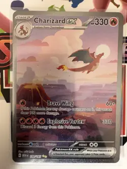 Pokemon TCG Scarlet & Violet 151 Charizard EX 199/165 - Image 1