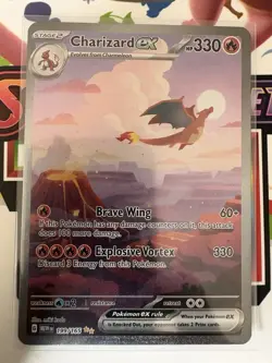 Pokemon TCG Scarlet & Violet 151 Charizard EX 199/165 - Image 2