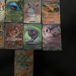 Pokemon TCG Scarlet & Violet 151 Full Art Holo ex Lot (9)Mew Charizard - Image 3