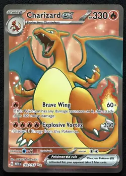 Charizard EX - 183/165 Ultra Rare Scarlet Violet 151 Pokemon TCG - Image 3