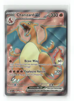 Pokemon TCG Scarlet & Violet 151 #183/165 Charizard EX Ultra Rare - Image 1